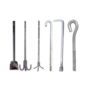 J Bolt - Material / Finish: MS, HDG | Bharat Industrial Supplier