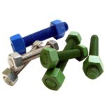 PTFE Coated Fasteners - Material / Finish: Alloy/SS + PTFE | Bharat Industrial Supplier